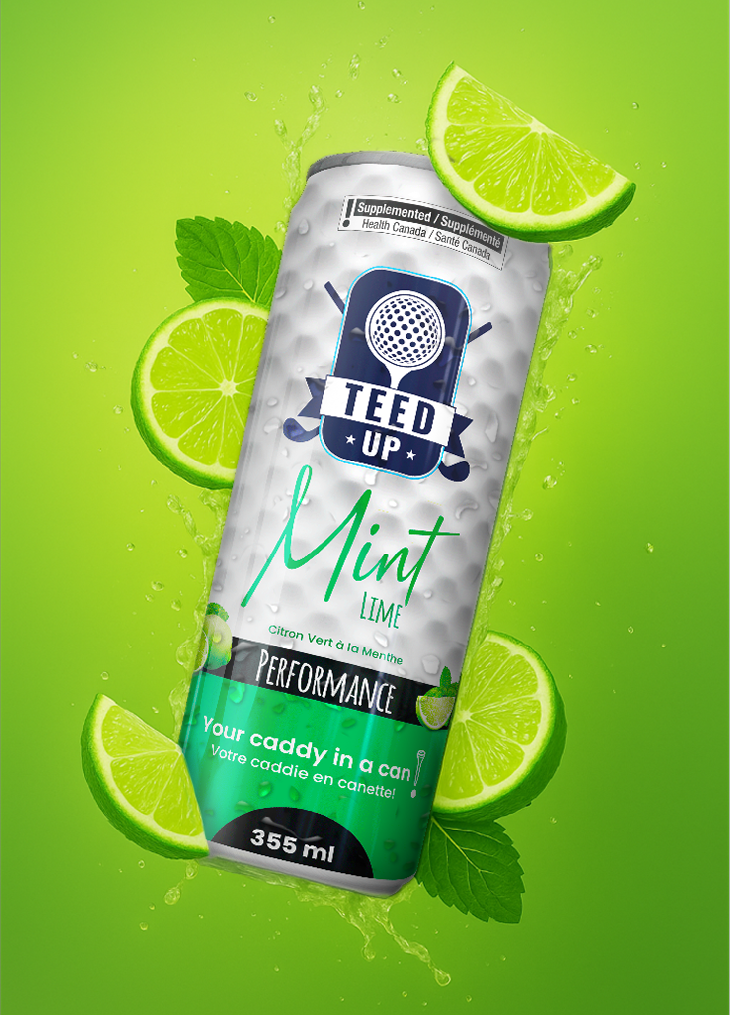TEED UP Performance | Mint Lime