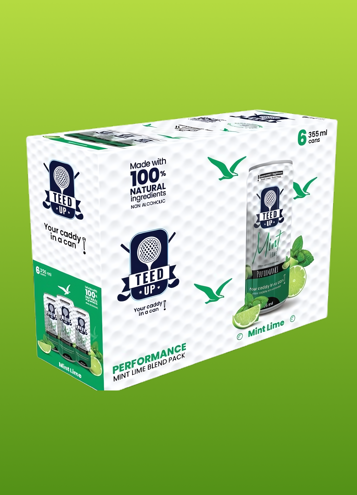 TEED UP Performance | Mint Lime